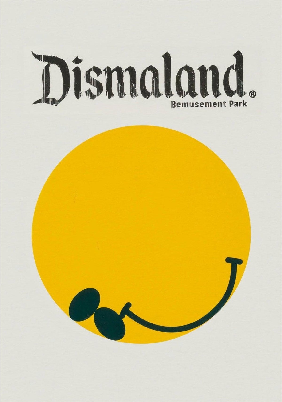 Banksy Dismaland, 2015 — poster only, complete unframed artwork