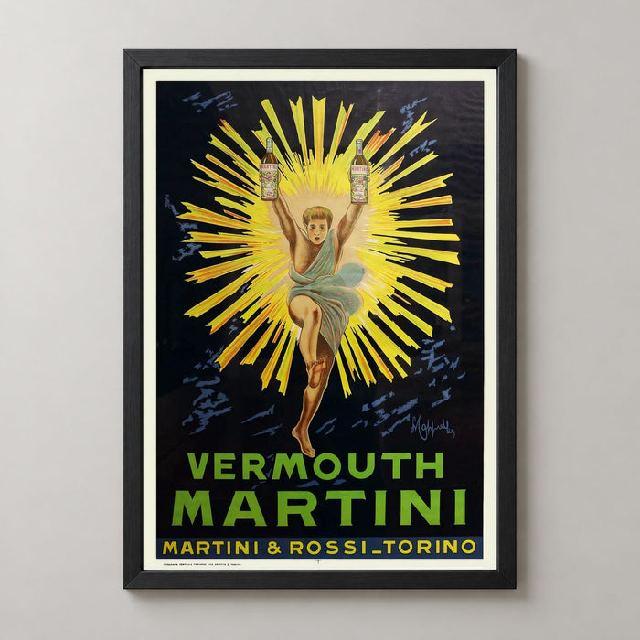 Wermut Martini Rossi Torino Vintage Werbeplakat