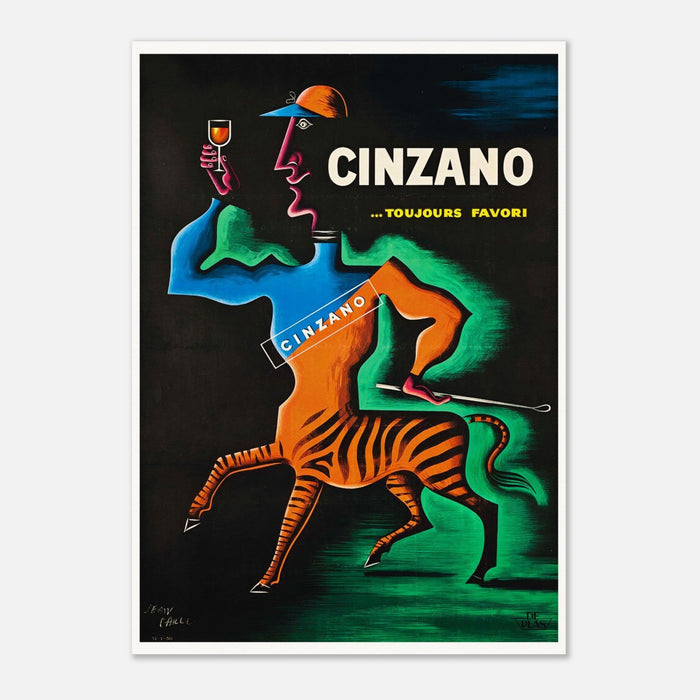 Cinzano Toujours Favori, 1950 - Vintage Alcohol Poster