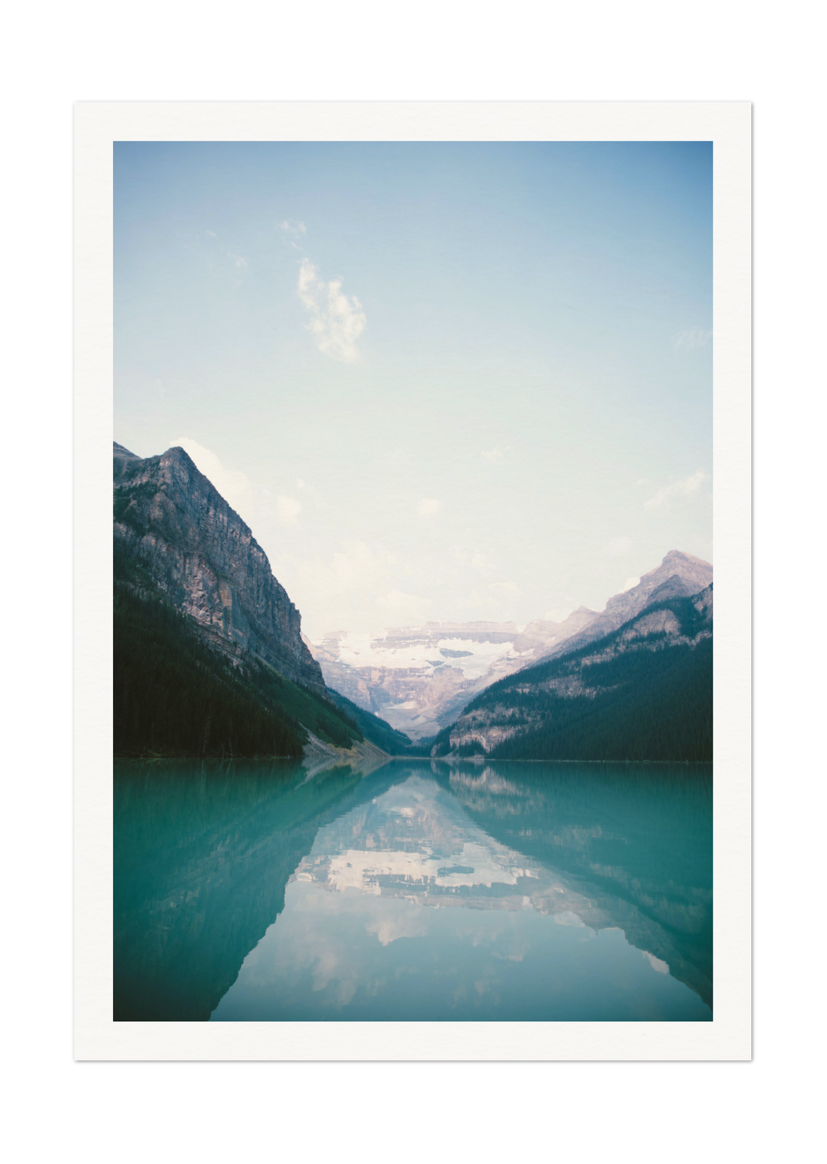 Majestic Mountain Lake Reflection serene nature photography art print – Galrie