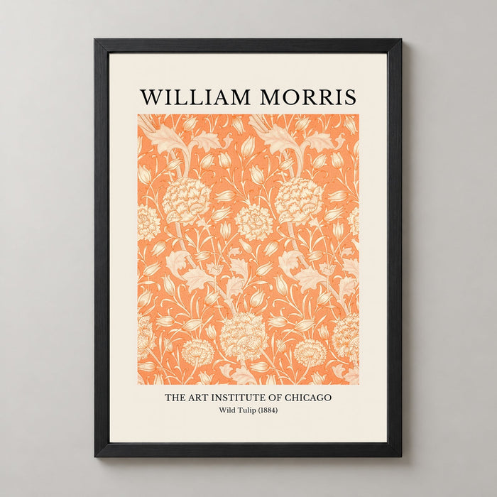 William Morris - The Art Institute of Chicago, Wild Tulip Print (1884)