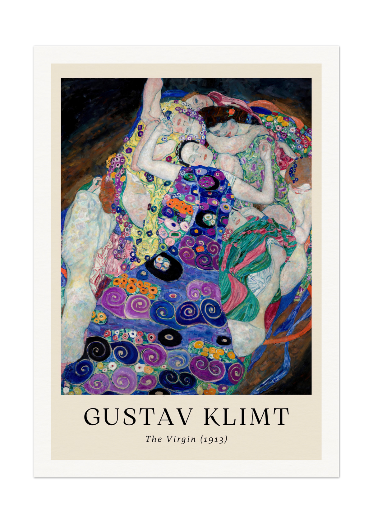 Gustav Klimt's The Virgin - Iconic Art Nouveau Art Print