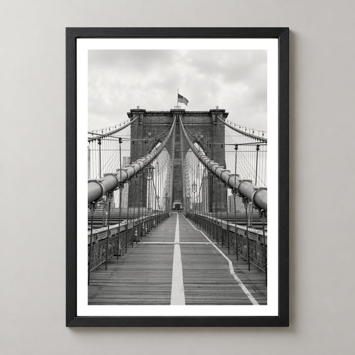 Brooklyn Bridge Black and White - Fine Art Photography