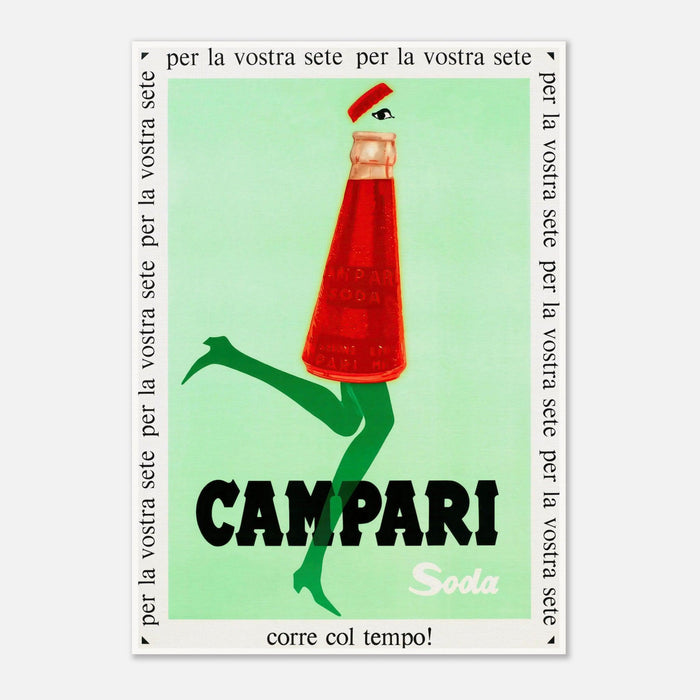 Campari Soda Italien 1968 Vintage Poster - Vintage Campari Poster