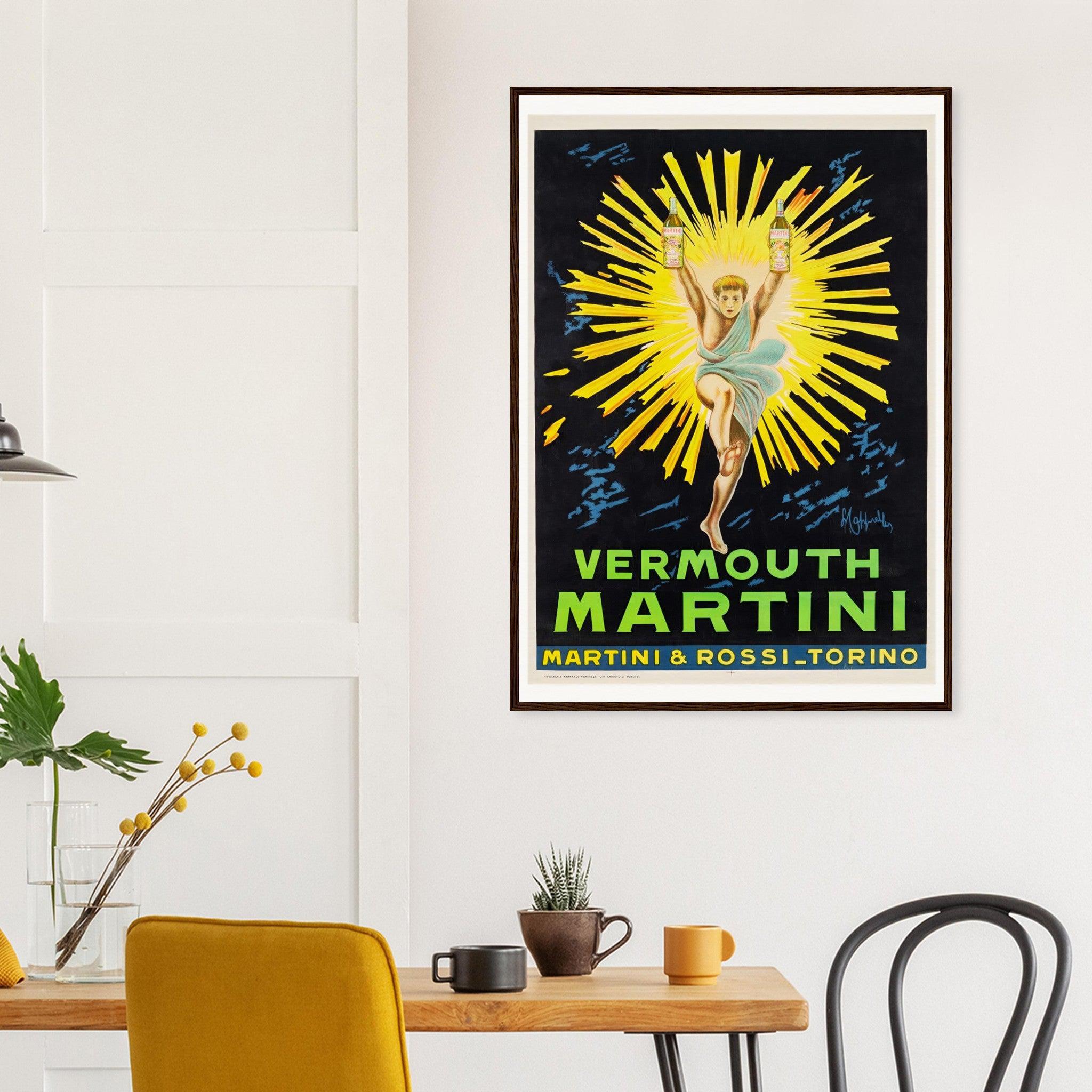 Vermouth Martini Rossi Torino Vintage Advertising Poster