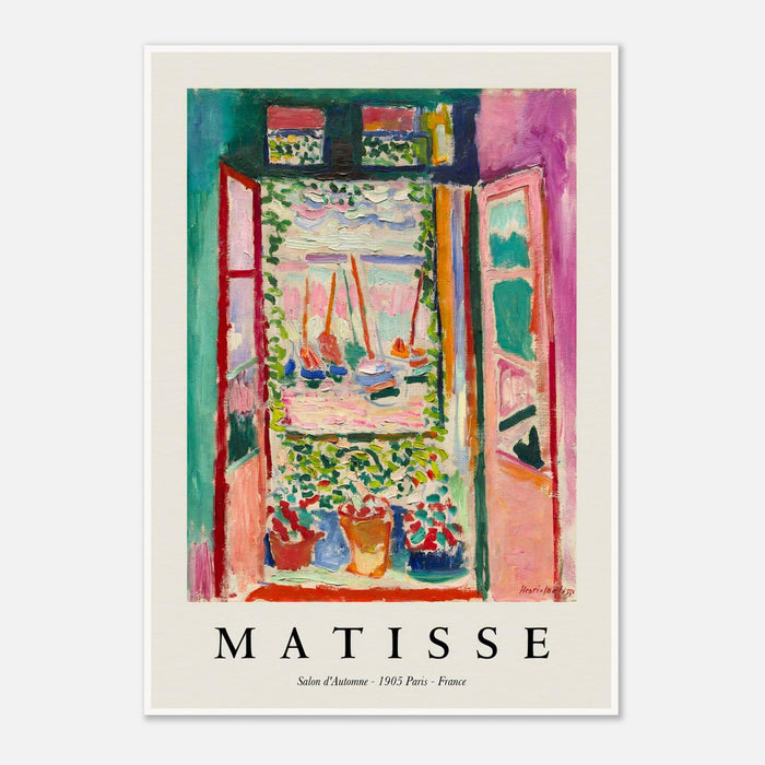 Open Window, Henri Matisse Print