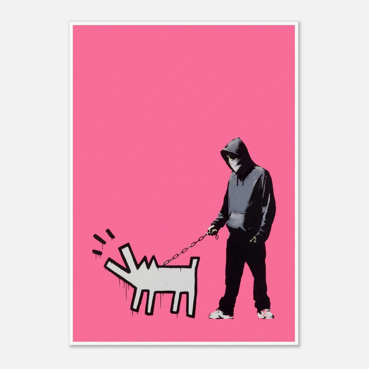 Banksy Choose Your Weapon (Bright Pink), 2010