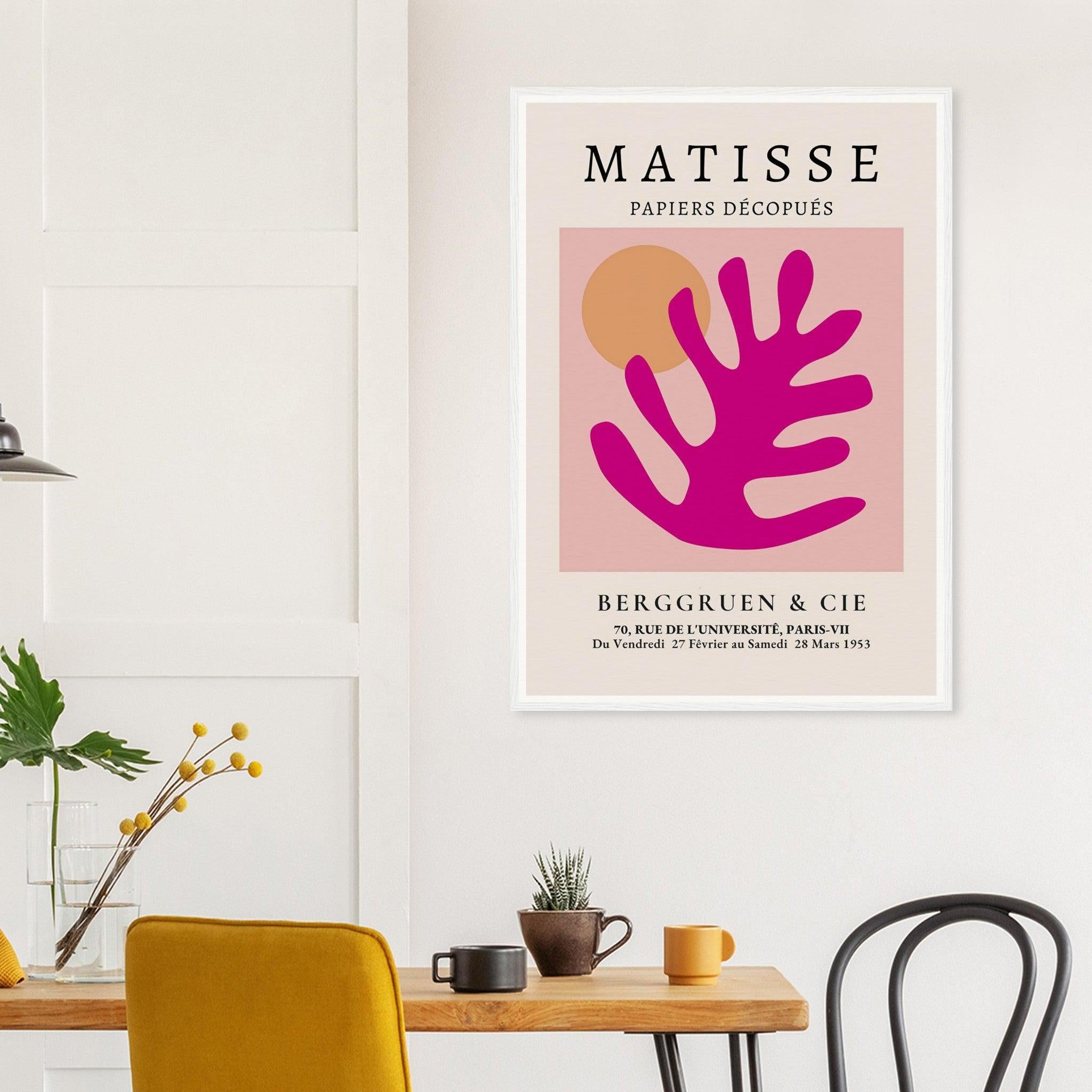 Henri Matisse Exhibition Print, Galerie Berggruen & Cie (Pink Foliage)