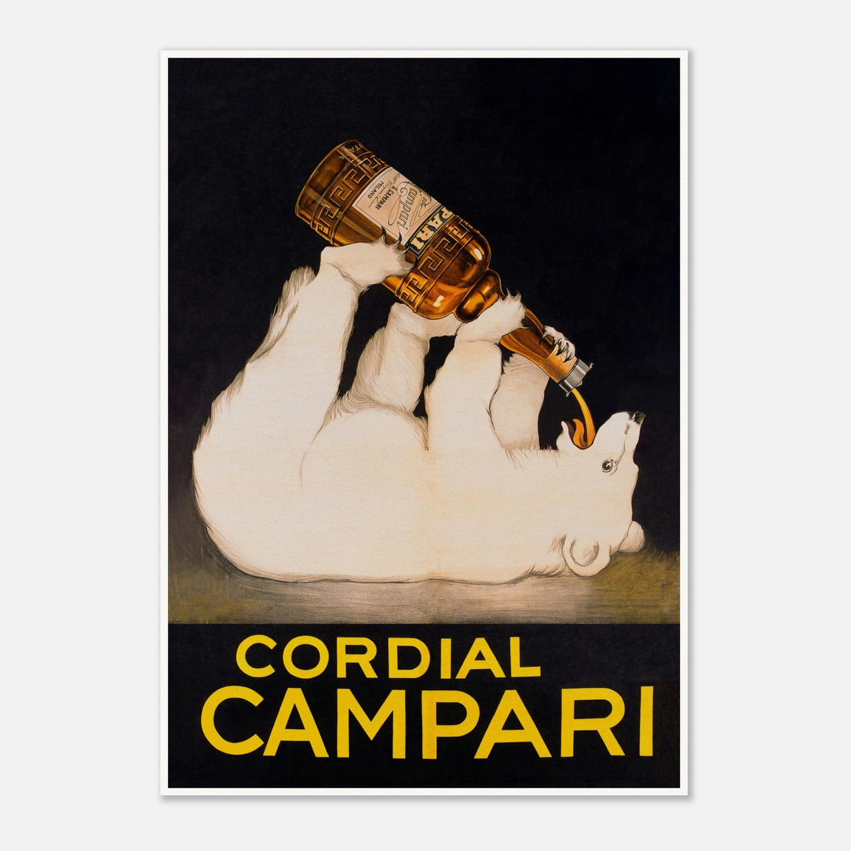 Cordial Campari Polar Bear Vintage Poster by Leonetto Cappiello
