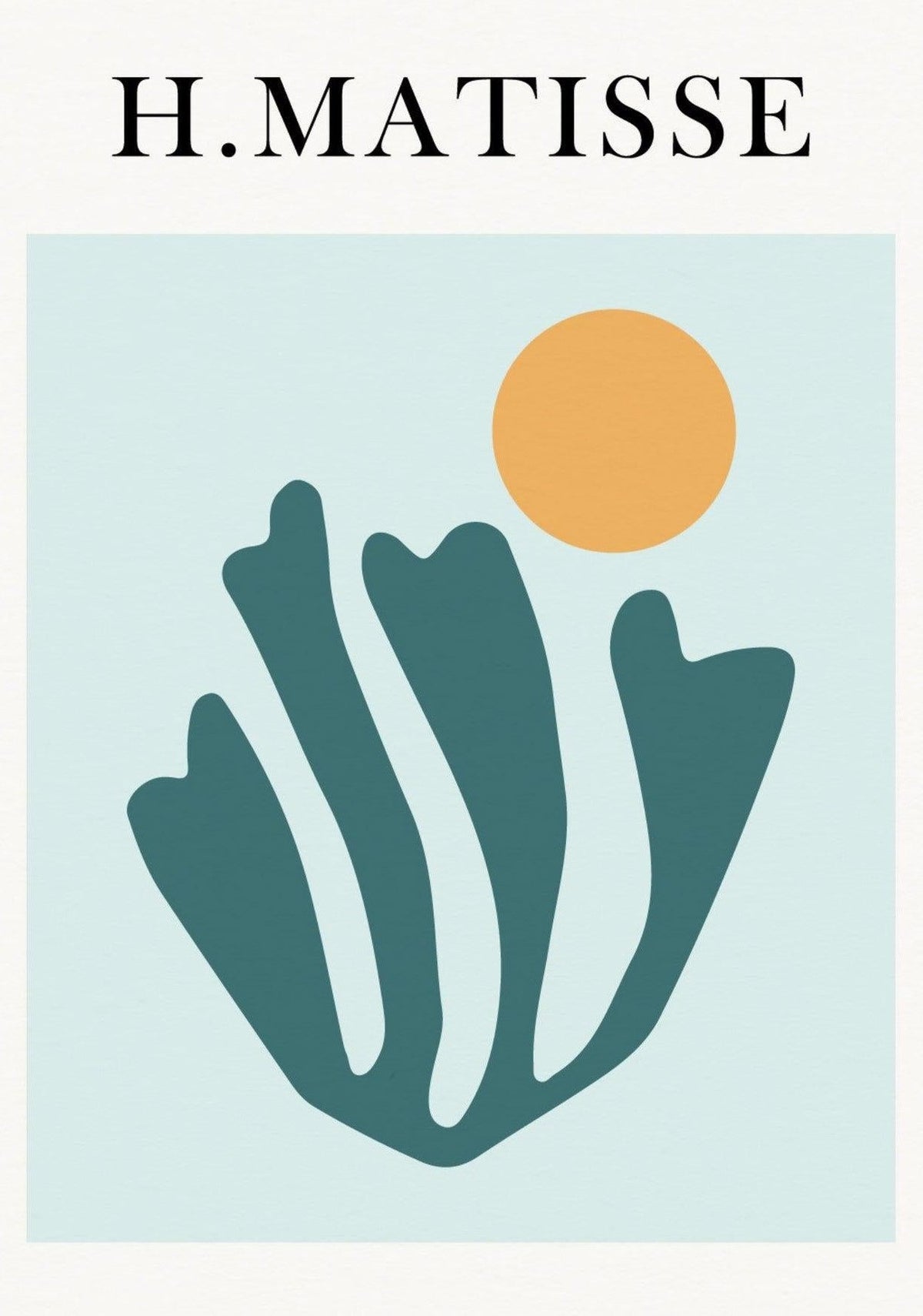 H. Matisse — poster only, complete unframed artwork