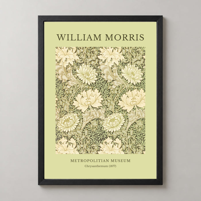 William Morris - Metropolitan Museum, Chrysanthemum Print (1877)