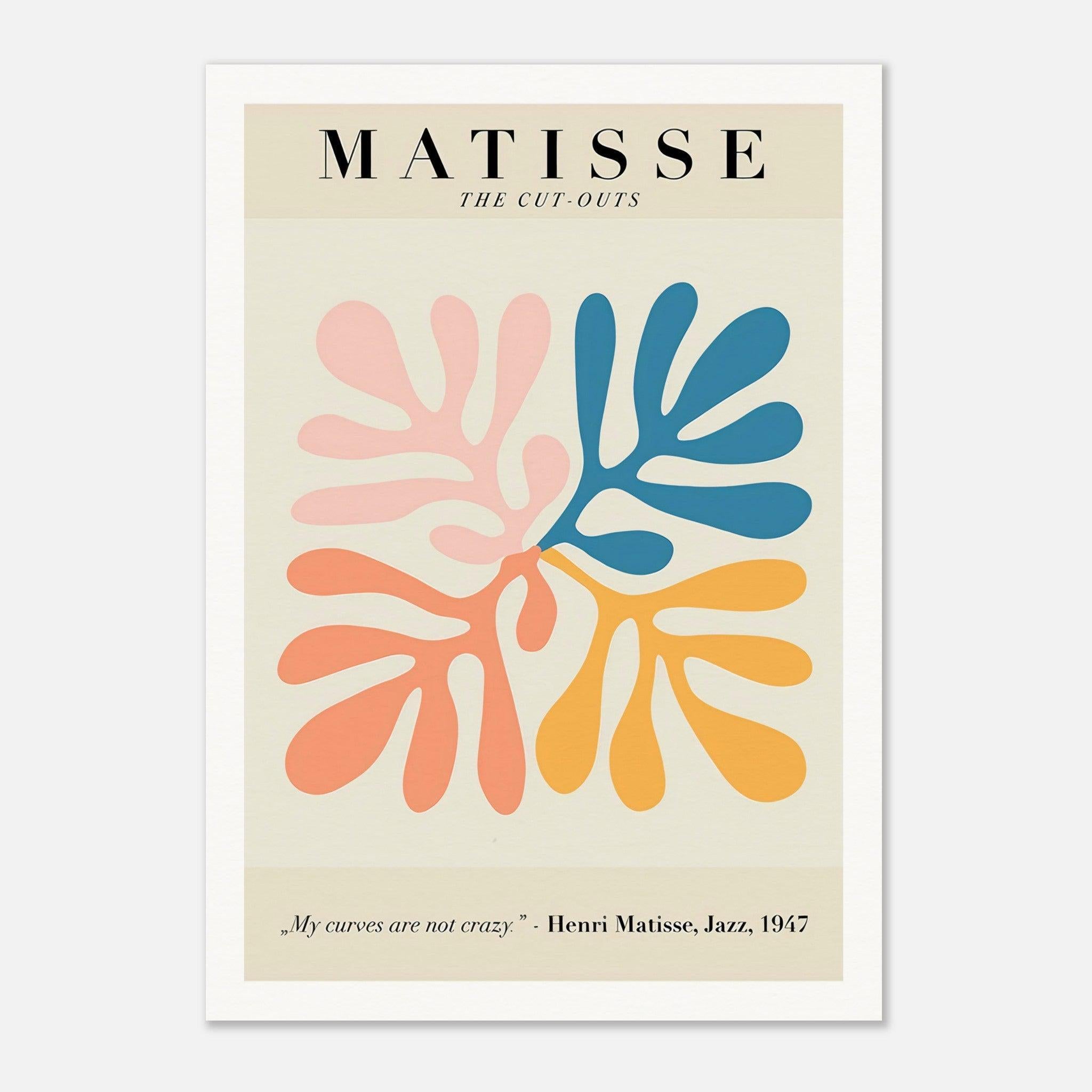 The Jazz Cut-Outs, Henri Matisse Modernist Print (1947)