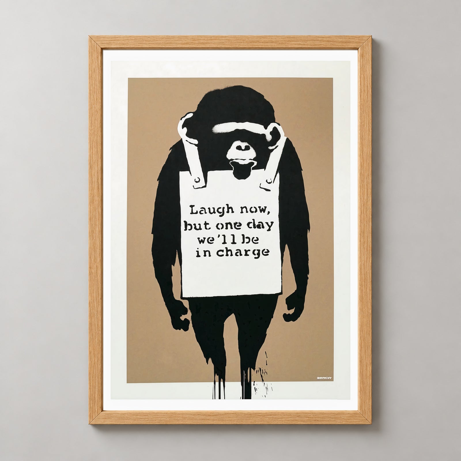 Banksy Laugh Now, 2003