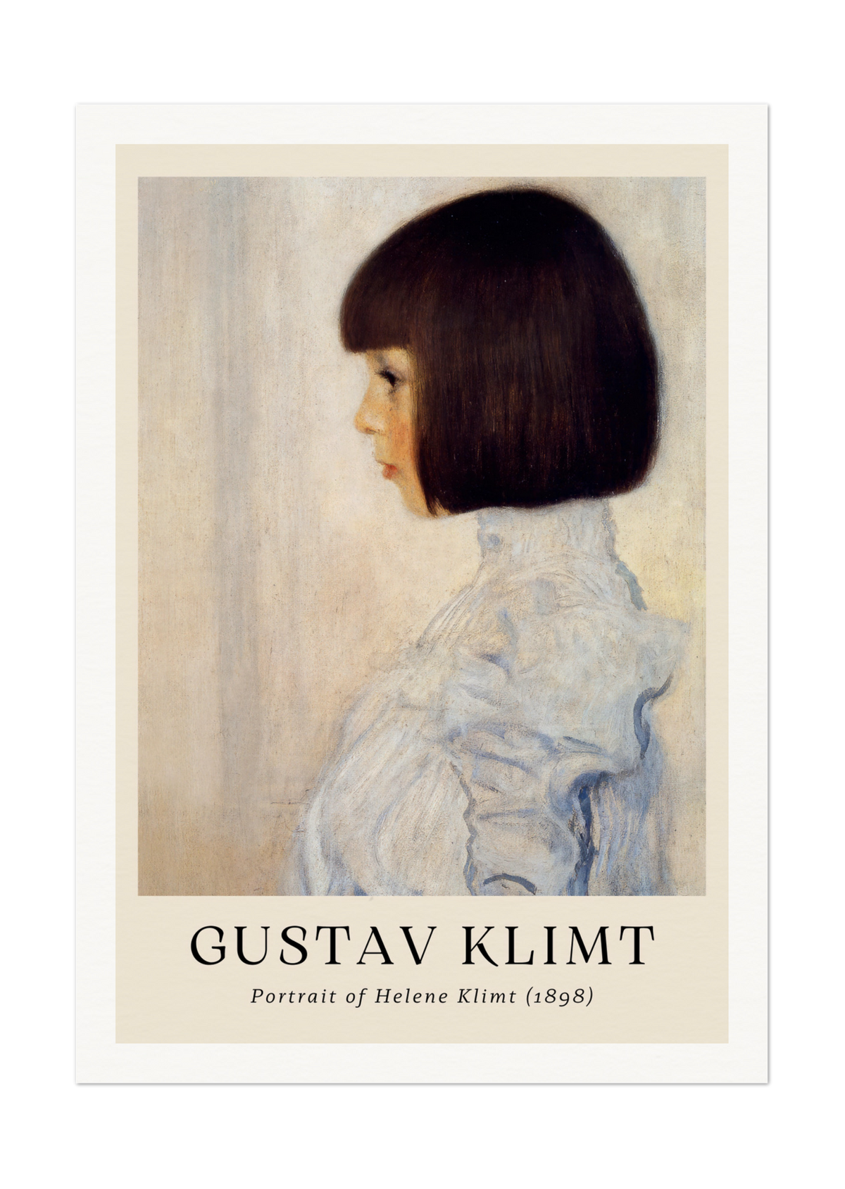 Gustav Klimt's Portrait of Helene Klimt (1898) - Timeless Art Nouveau Print