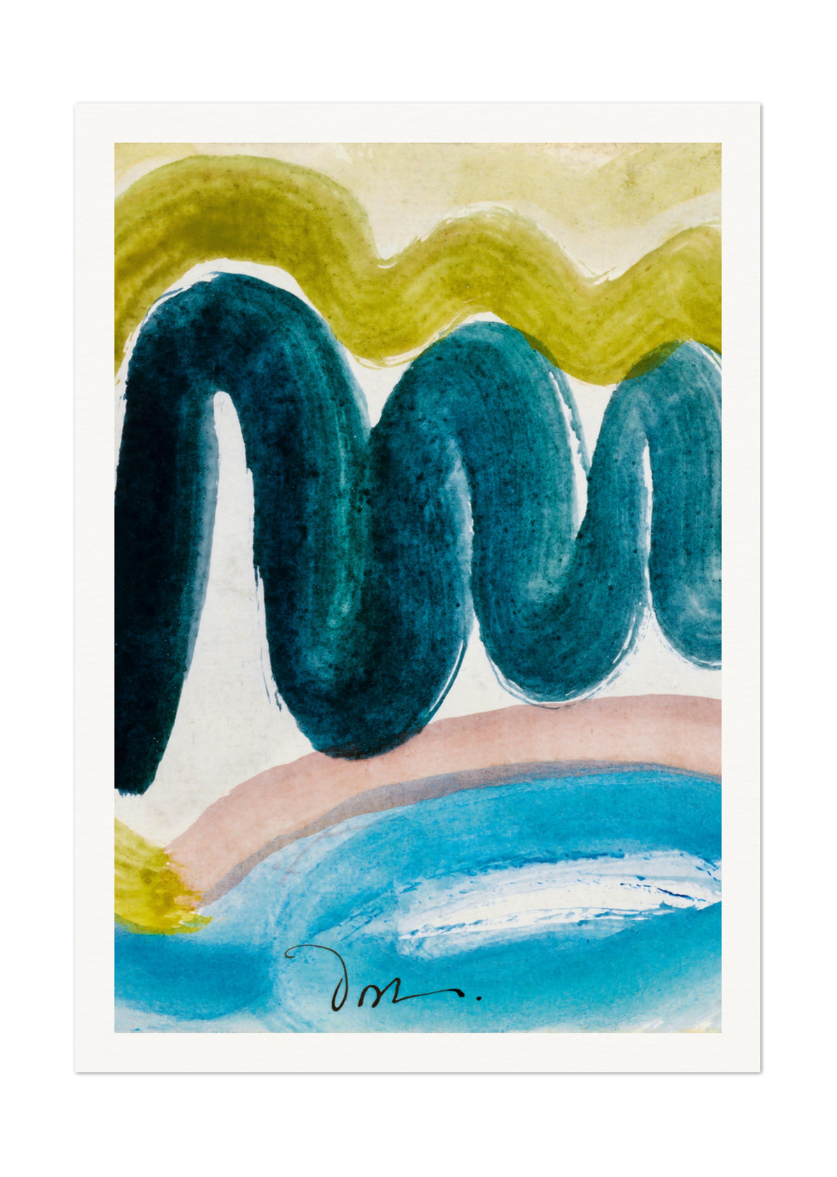 Colorful Abstract Landscape Art Print