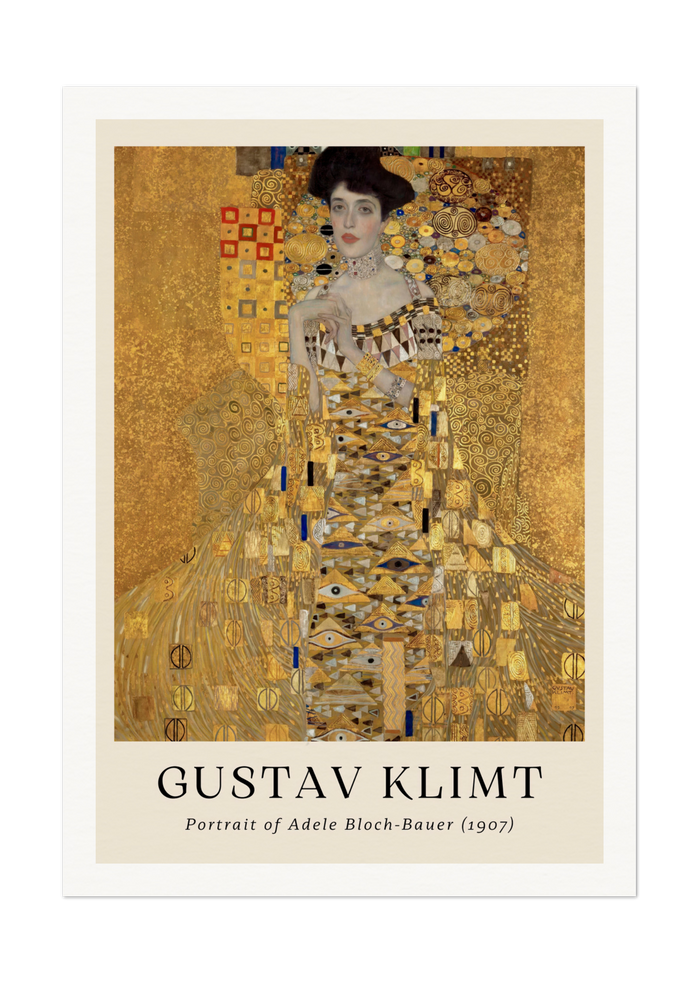Gustav Klimt's Portrait of Adele Bloch-Bauer - Iconic Art Nouveau Masterpiece