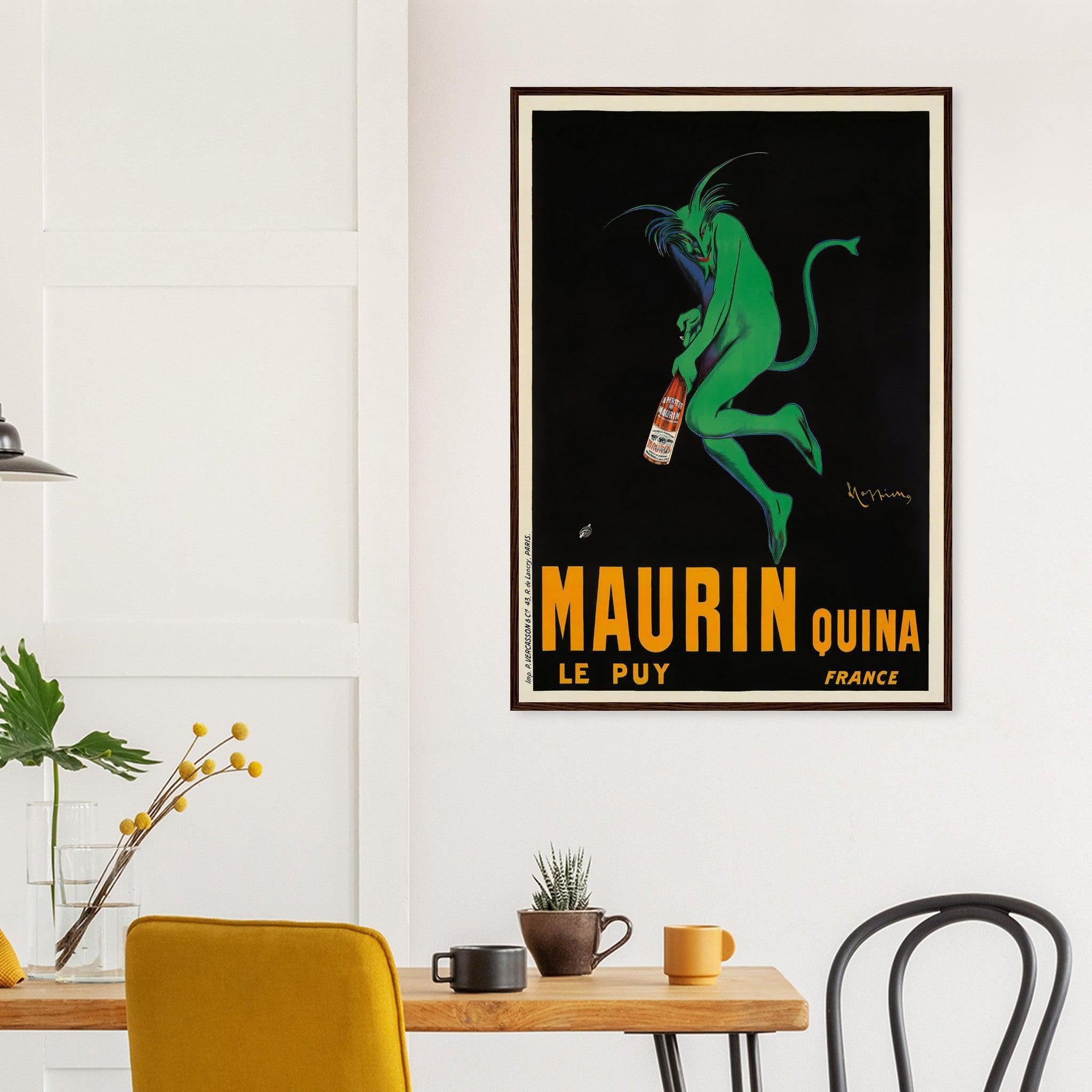 Maurin Quina Le Puy Liqueur Vintage Advertising Poster by Leonetto Cap
