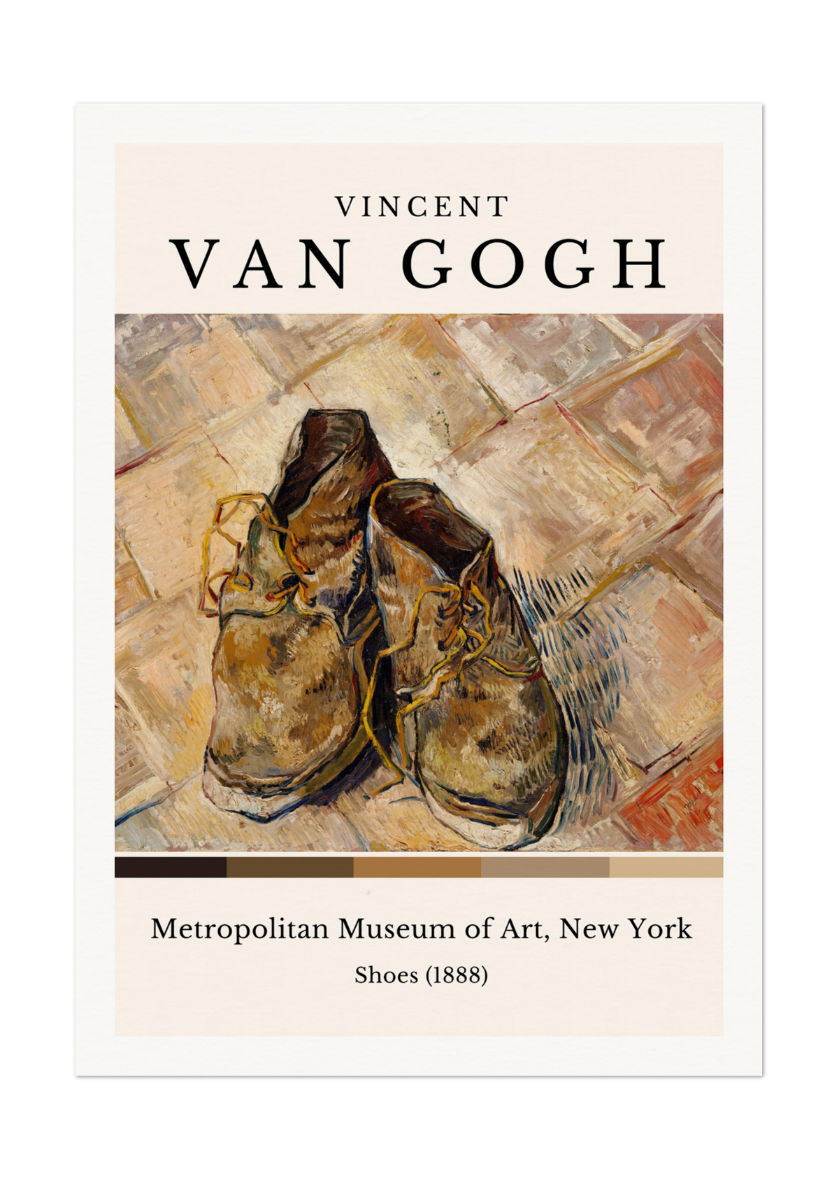 Van Gogh's Shoes - Iconic Post-Impressionist Art Print