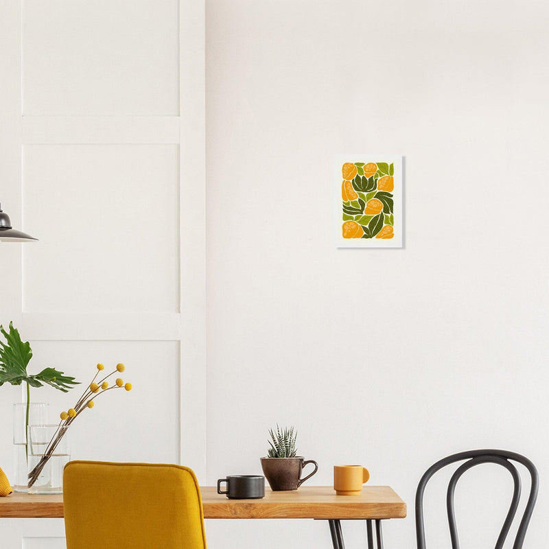 Yellow Bell Pepper Print  | Abstract Fruit Collection | Kitchen wall art