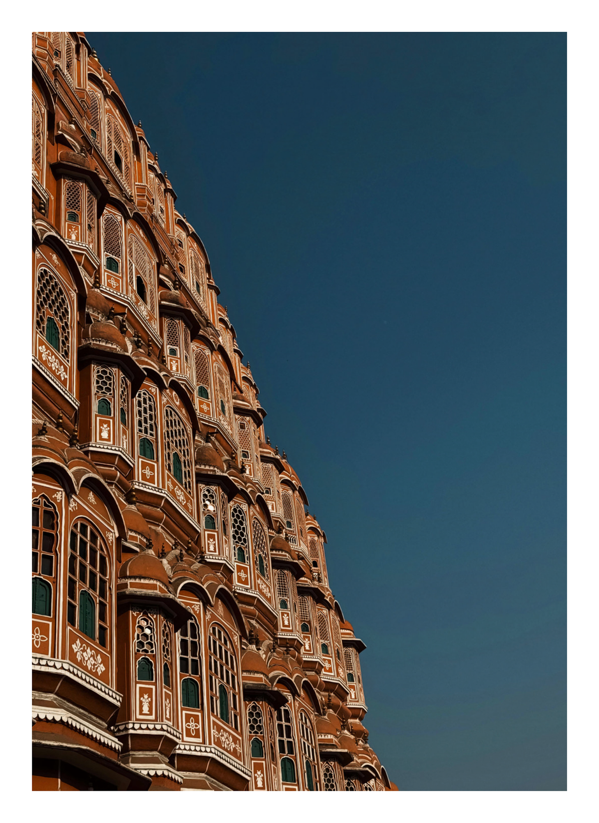 Hawa Mahal Jaipur - Architectural Marvel Art Print — poster only, complete unframed artwork