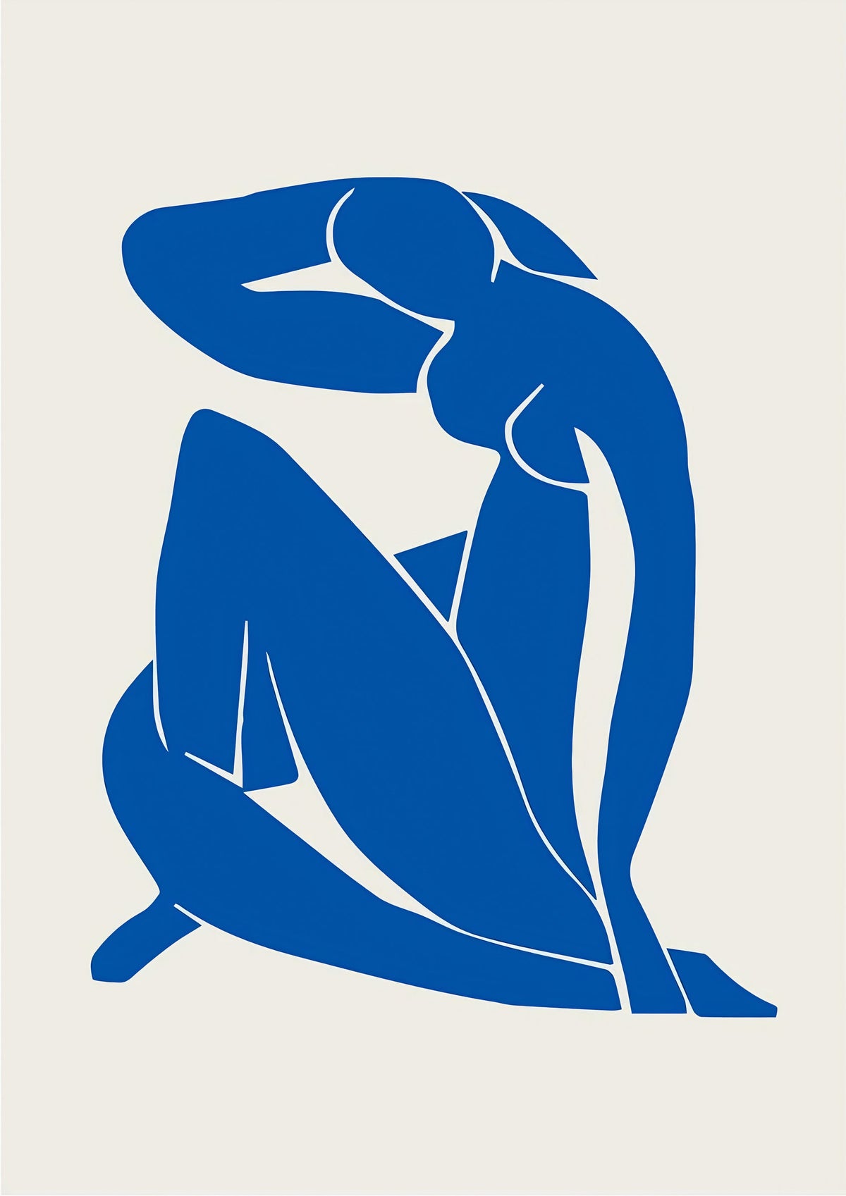 Blue Nude II - Modernist Henri Matisse Print (1952) — poster only, complete unframed artwork