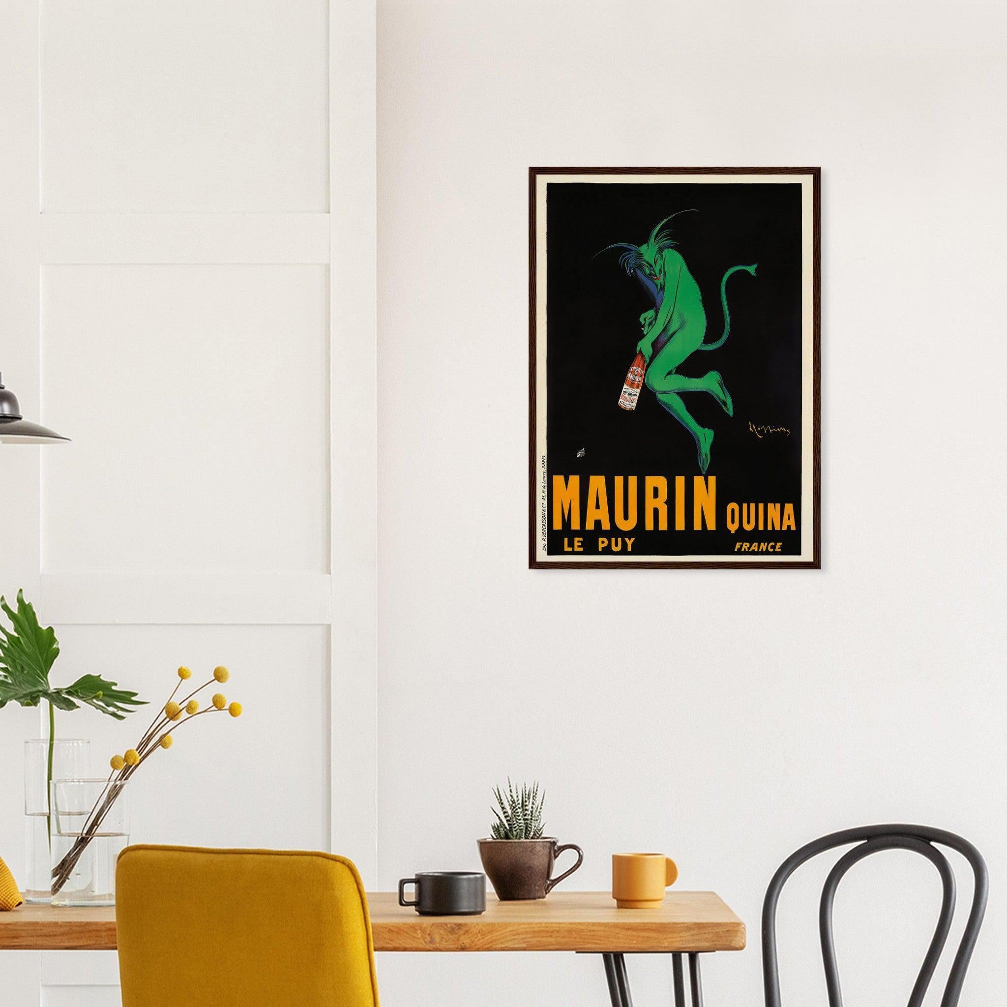 Maurin Quina Le Puy Liqueur Vintage Advertising Poster by Leonetto Cap