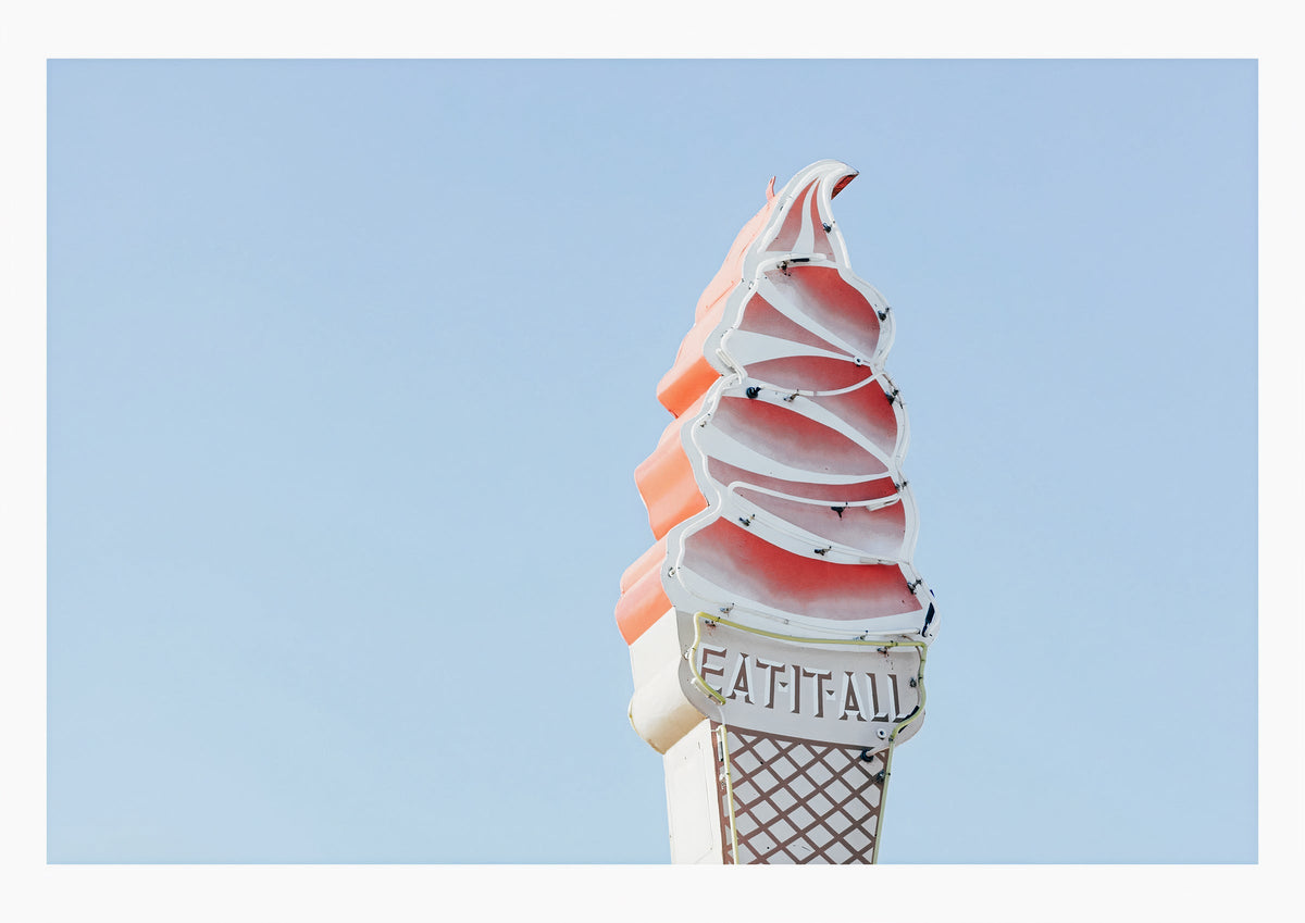 Eat it All Ice Cream | Fine Art Photography — poster only, complete unframed artwork
