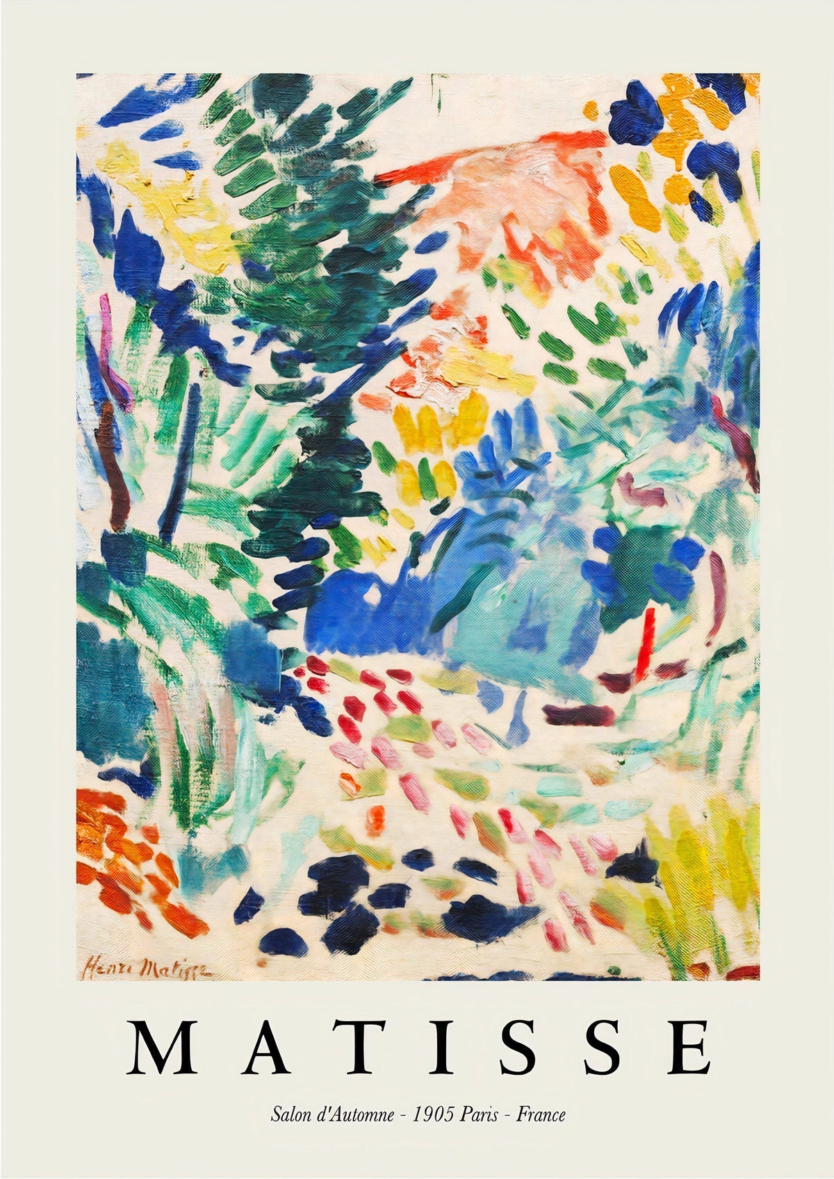 Landscape at Collioure by Henri Matisse Print (1905) — poster only, complete unframed artwork