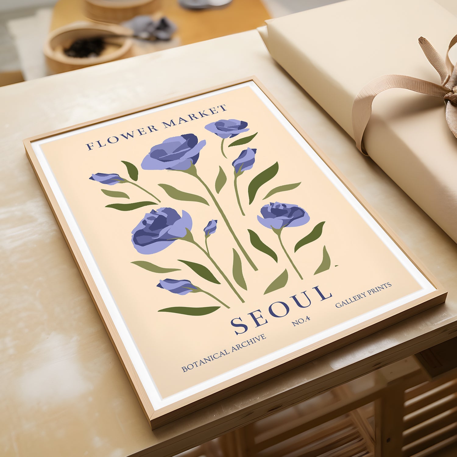 Seoul Flower Market - Botanical Archive No.4 Art Print