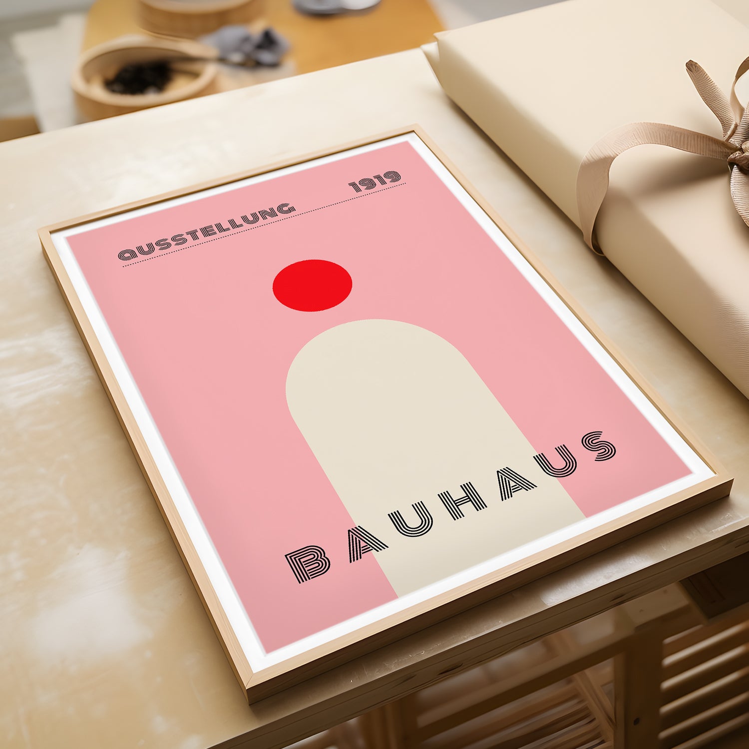 Bauhaus Ausstellung 1919 Art Print - Iconic Abstract Design