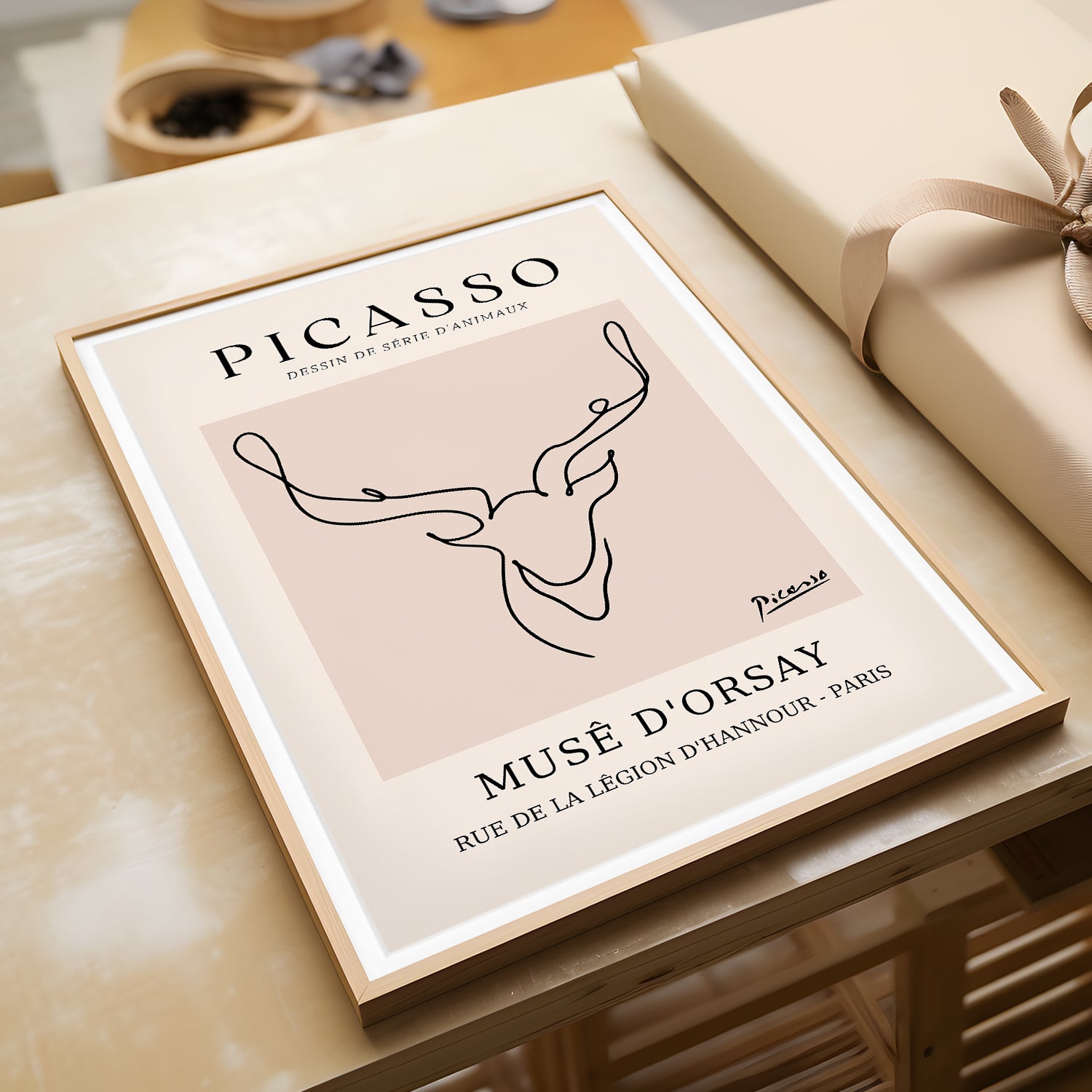 Picasso's Drawings of Animals - Minimalist Art Print