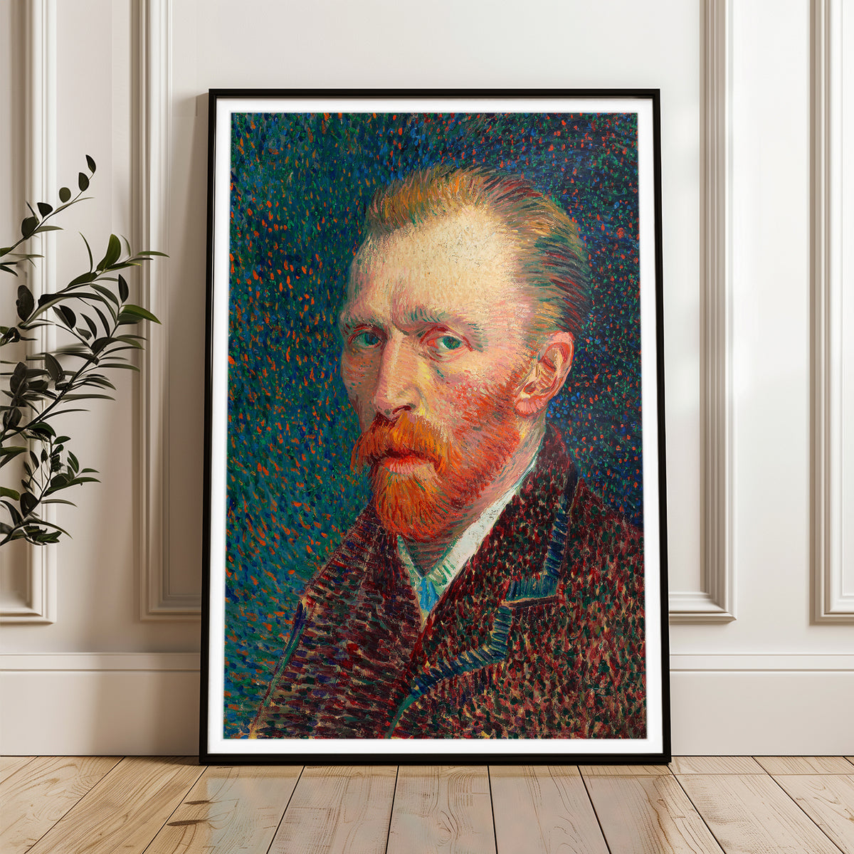 Vincent van Gogh's Self-Portrait - Iconic Post-Impressionist Art Print
