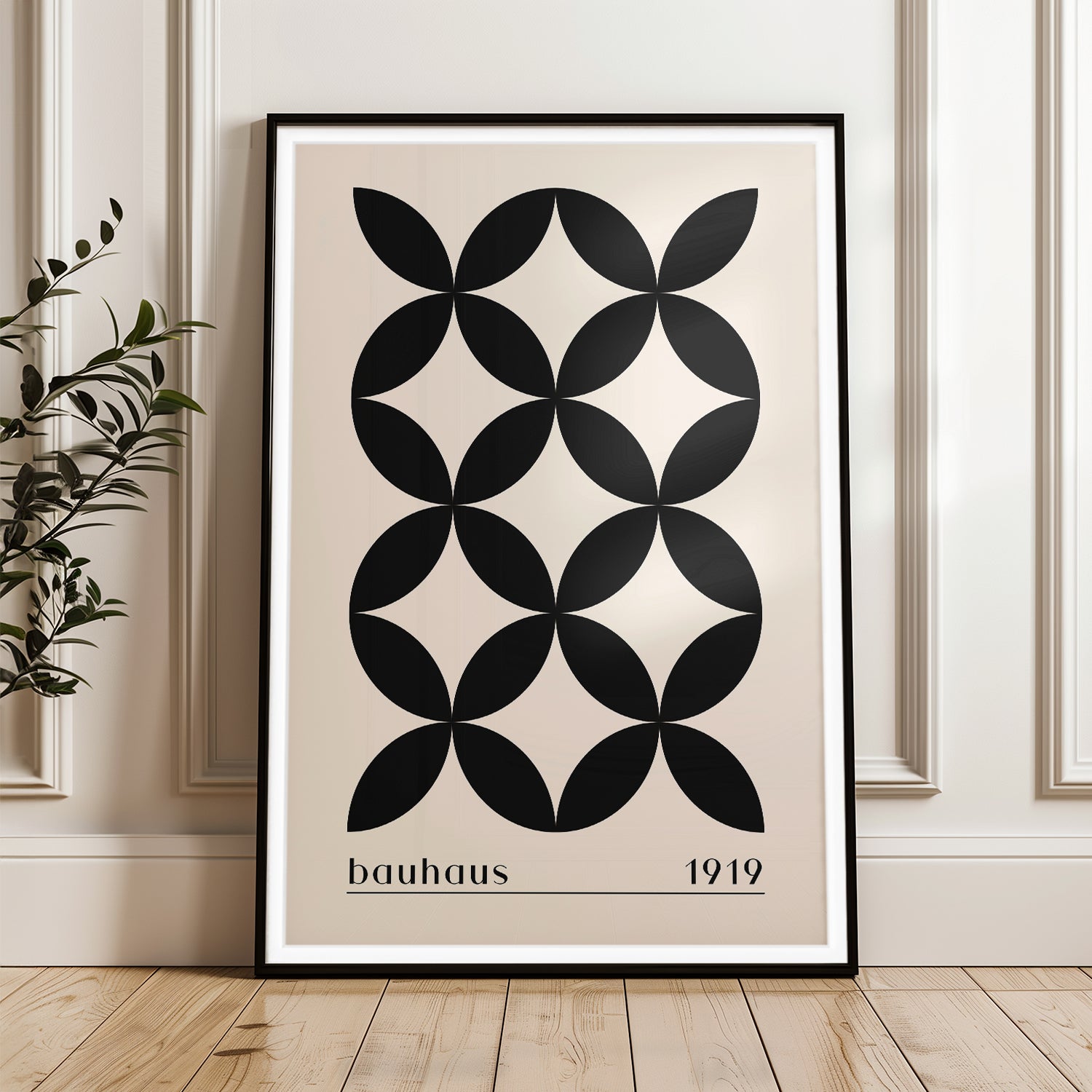 Bauhaus 1919 - Classic Geometric Art Print