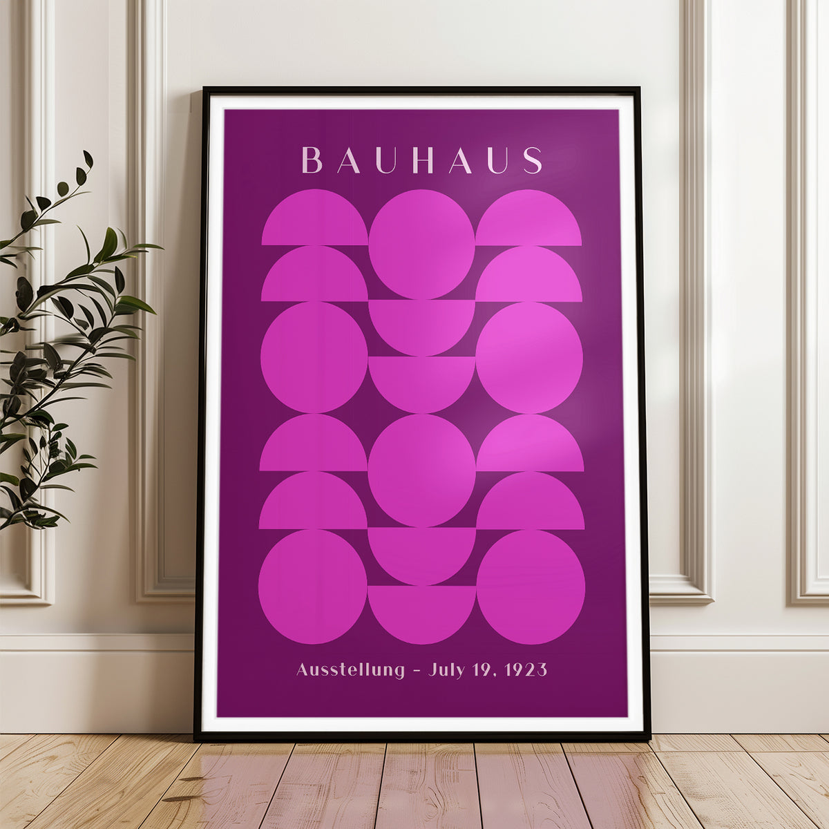 Bauhaus Art Print - Geometric Abstract Poster