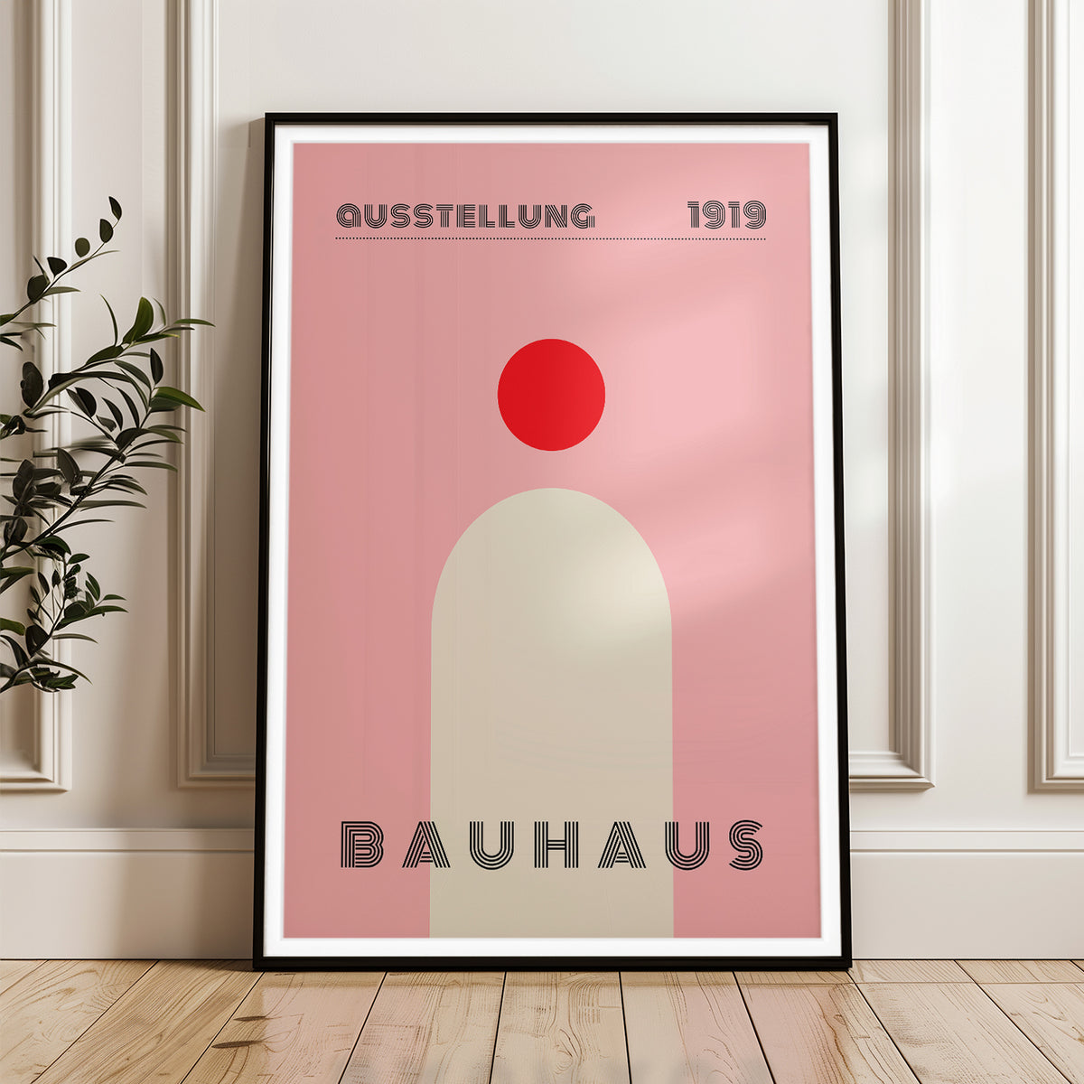 Bauhaus Ausstellung 1919 Art Print - Iconic Abstract Design