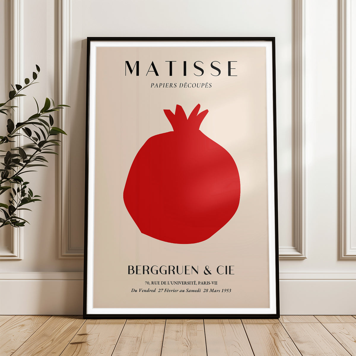 Henri Matisse Papiers Découpés Exhibition Poster - Iconic Modern Art Print