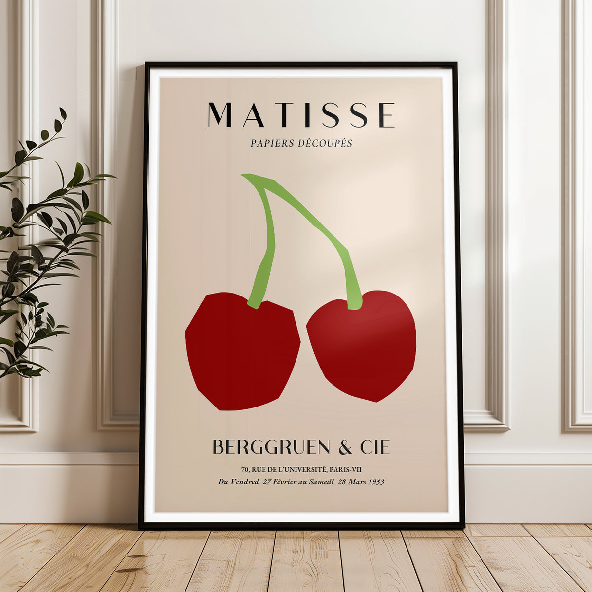Henri Matisse - Papiers Découpés - Berggruen & Cie Exhibition Poster