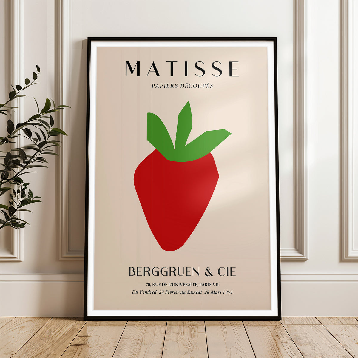 Matisse Papiers Découpés Art Print - Berggruen & Cie Exhibition