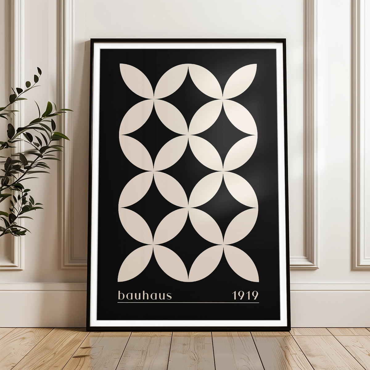 Bauhaus 1919 Geometric Abstract Art Print