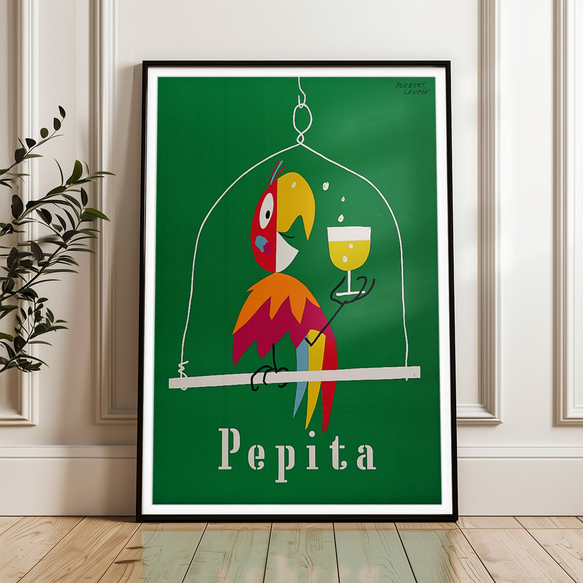 Herbert Leupin's Pepita - Vibrant Vintage Poster Art Print