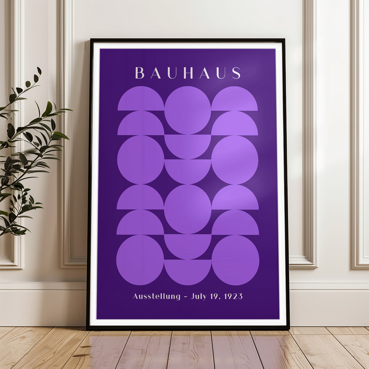 Bauhaus Ausstellung - July 19, 1923 - Modernist Geometric Print