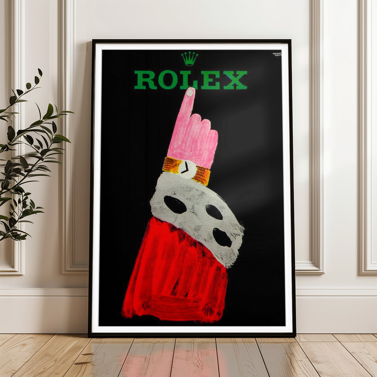 Retro Rolex Ad Art Print by Renem