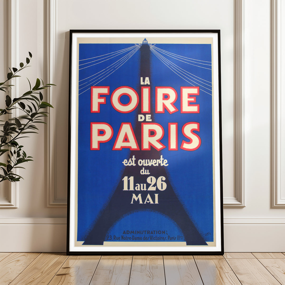 La Foire de Paris Vintage Poster - Classic French Event Advertisement