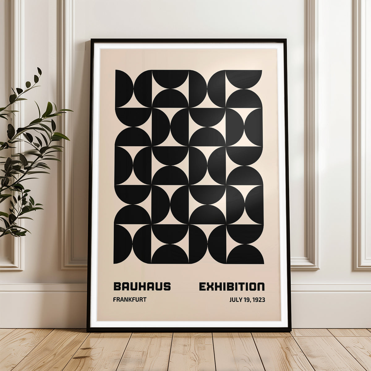 Bauhaus Exhibition Poster - 1923 Geometric Abstract Art Print