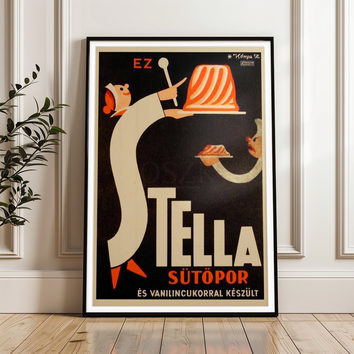 Stella Sütöpor Vintage Advertising Poster Art Print