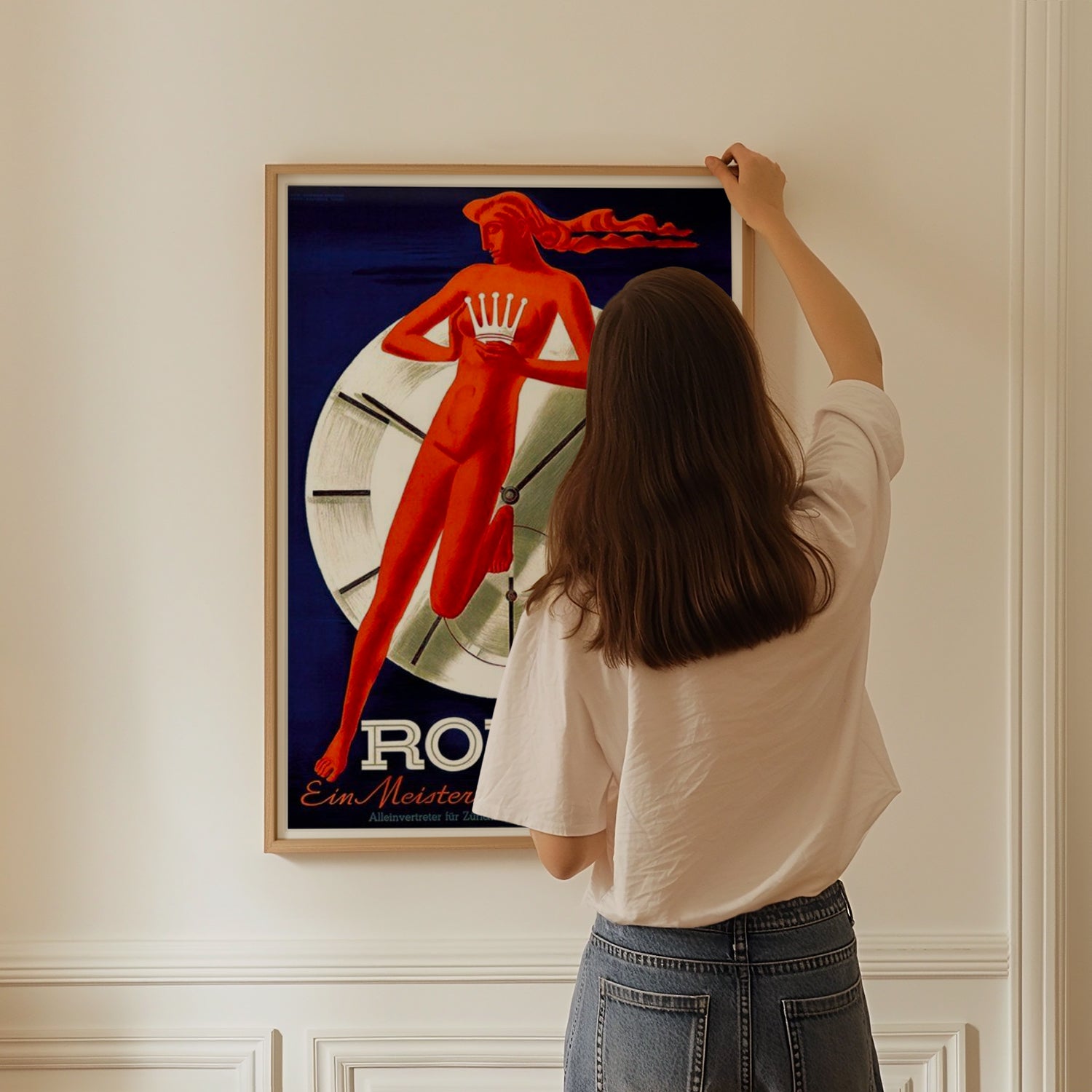 フランス雑誌L'ILLUSTRATION広告 ROLEX 1939年 オリジナル Vintage Rolex Advertising Poster - Iconic Art Deco Timepiece Illustrat
