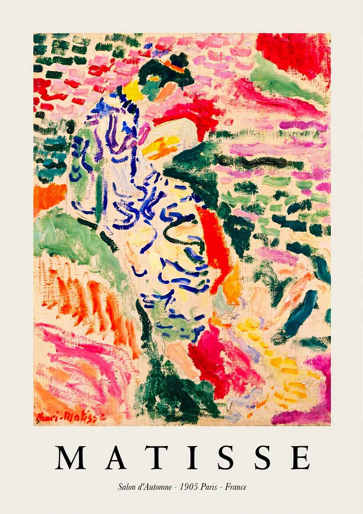 La Japonaise, Henri Matisse Print — poster only, complete unframed artwork