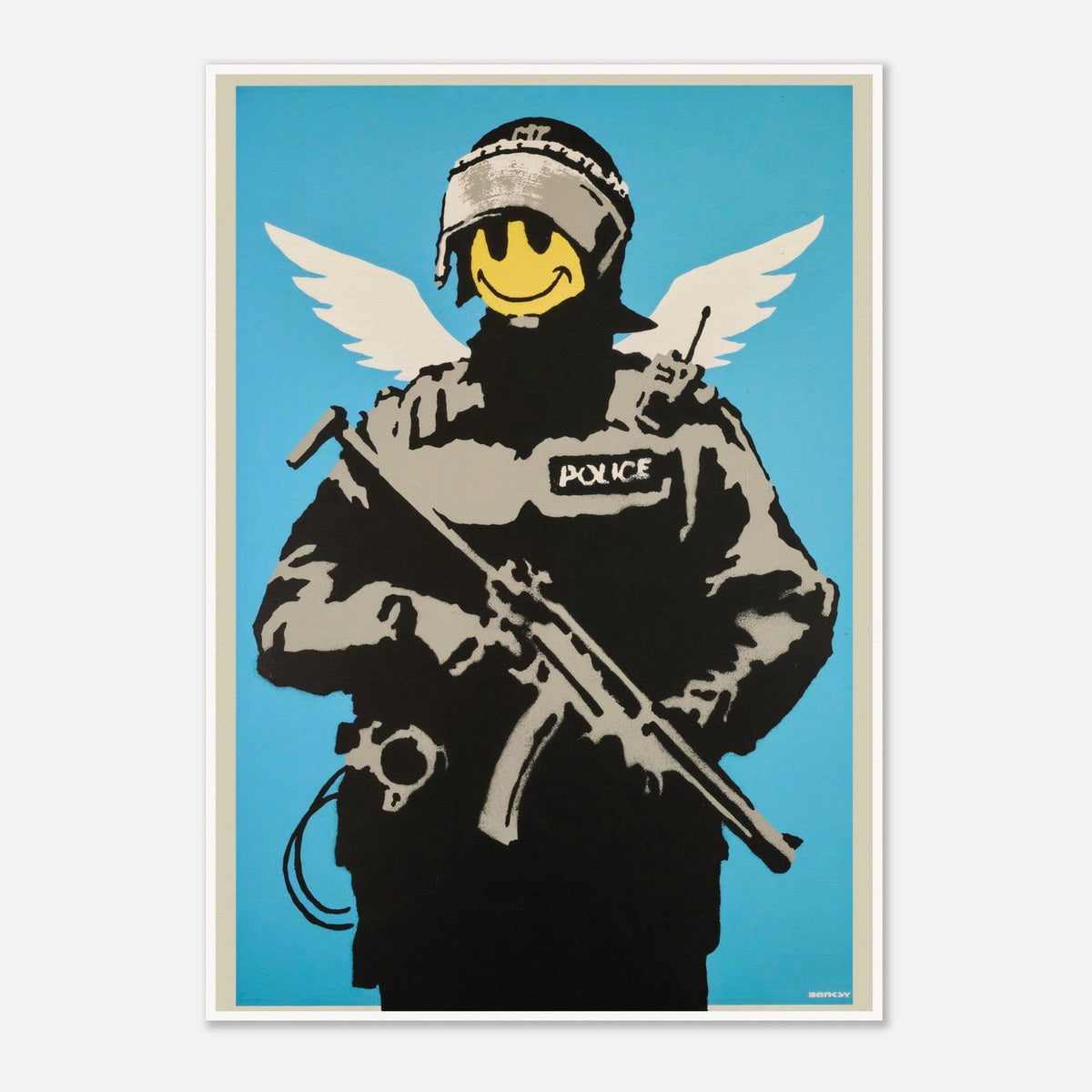 Banksy Flying Copper, 2003