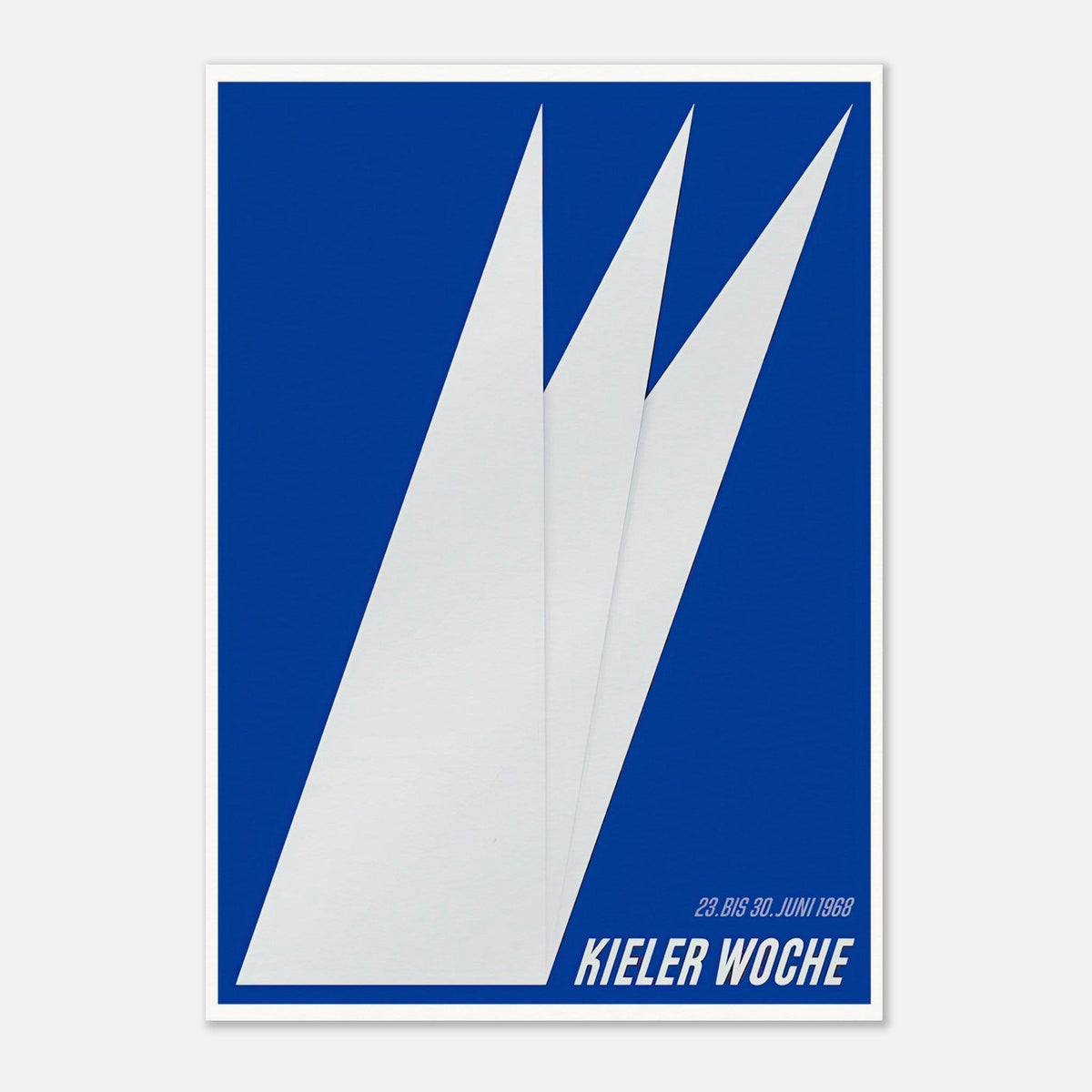 Kieler Woche Regatta Vintage Poster 1968