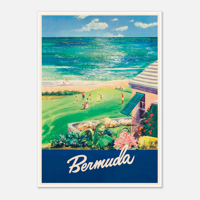 Bermuda Vintage Travel Poster